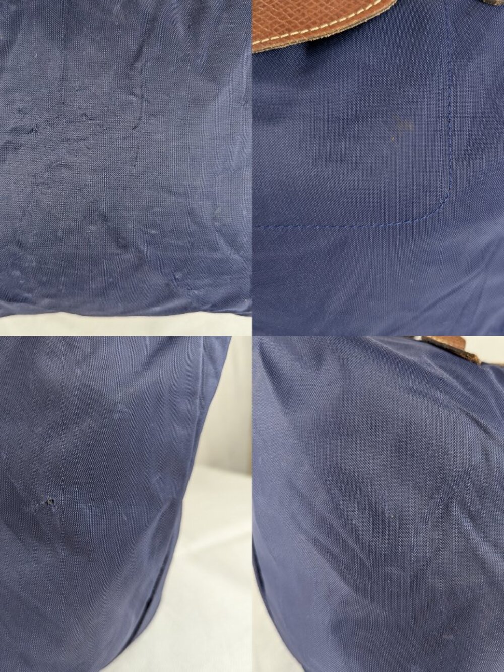 Authentic Longchamp Le Pliage Nylon Tote Bag Blue – Pre-Owned – Fast ShipAuthent - Picture 10 of 15